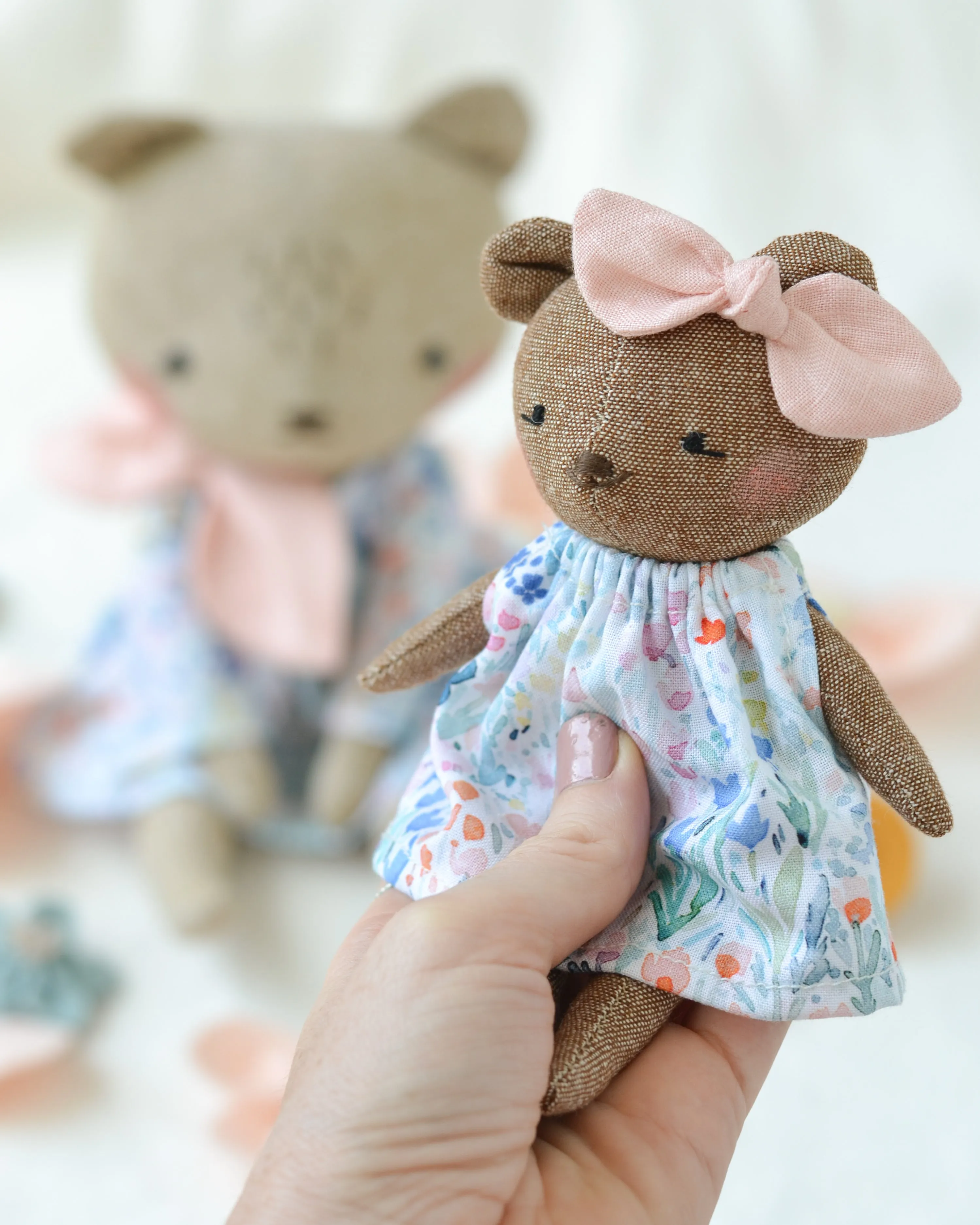 Mama Teddy Bear   baby Doll Soft Toy