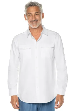 Men's Carson Chambray Shirt | White Chambray