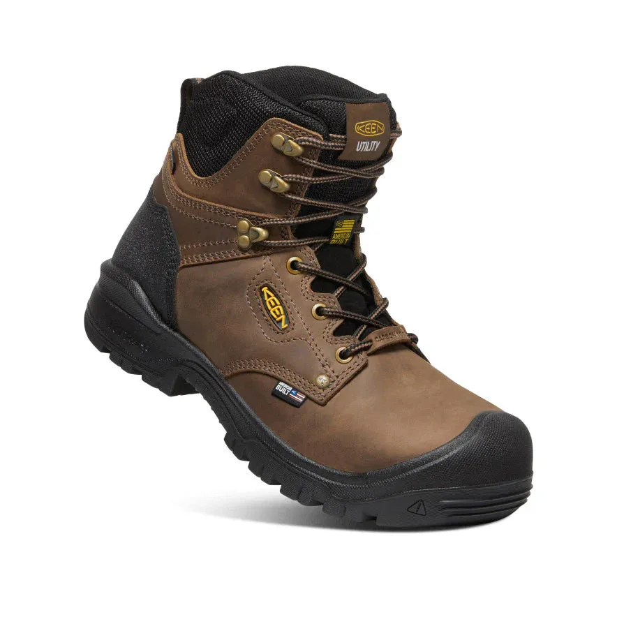 Men's Independence 6" Waterproof Boot (Carbon Toe) - Dark Earth