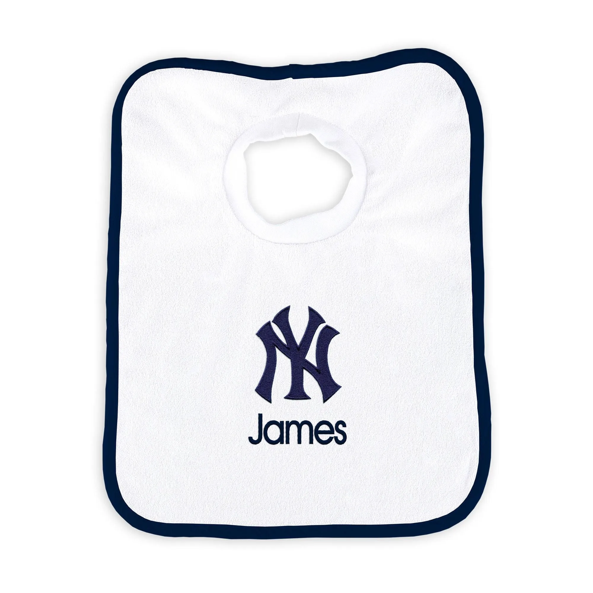 Personalized New York Yankees Pullover Bib