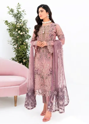 Pink Organza Suit - Ramsha Minhal Collection Vol 8 - #M-804