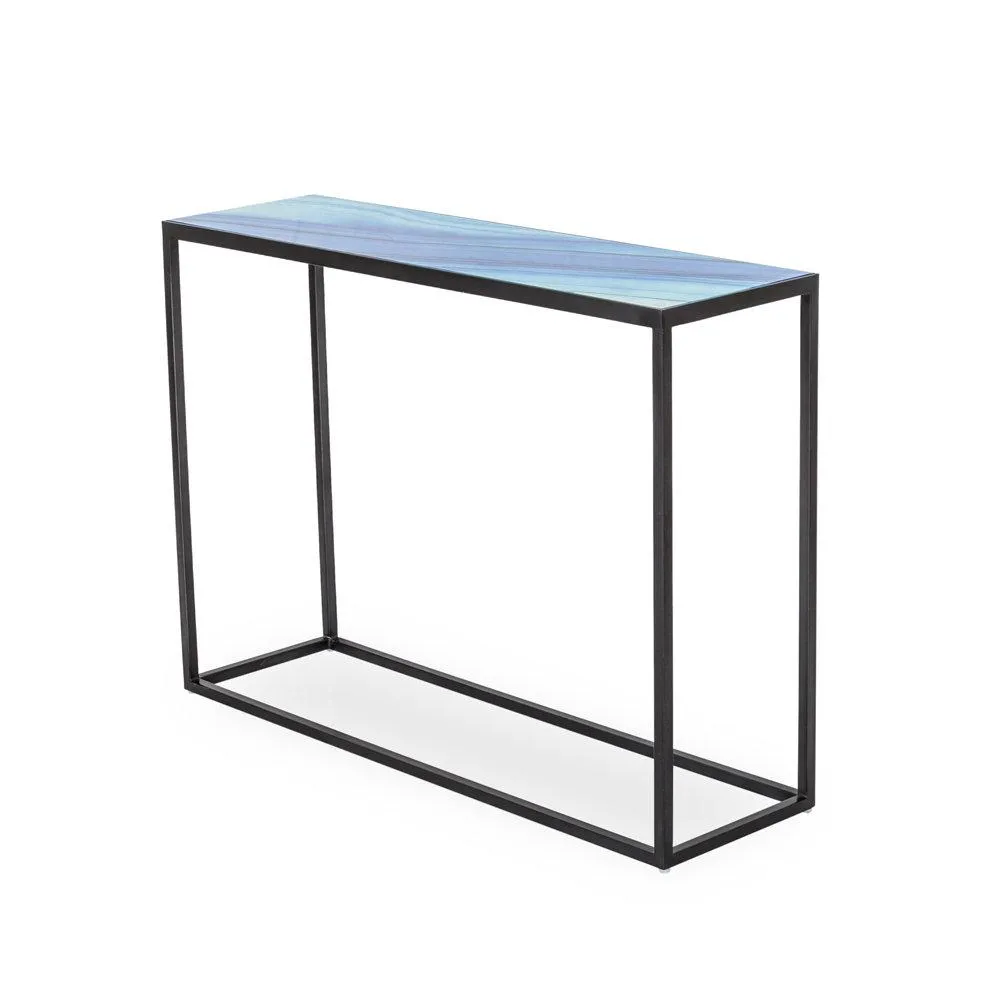 Portia Glass Console Table CELESTINE