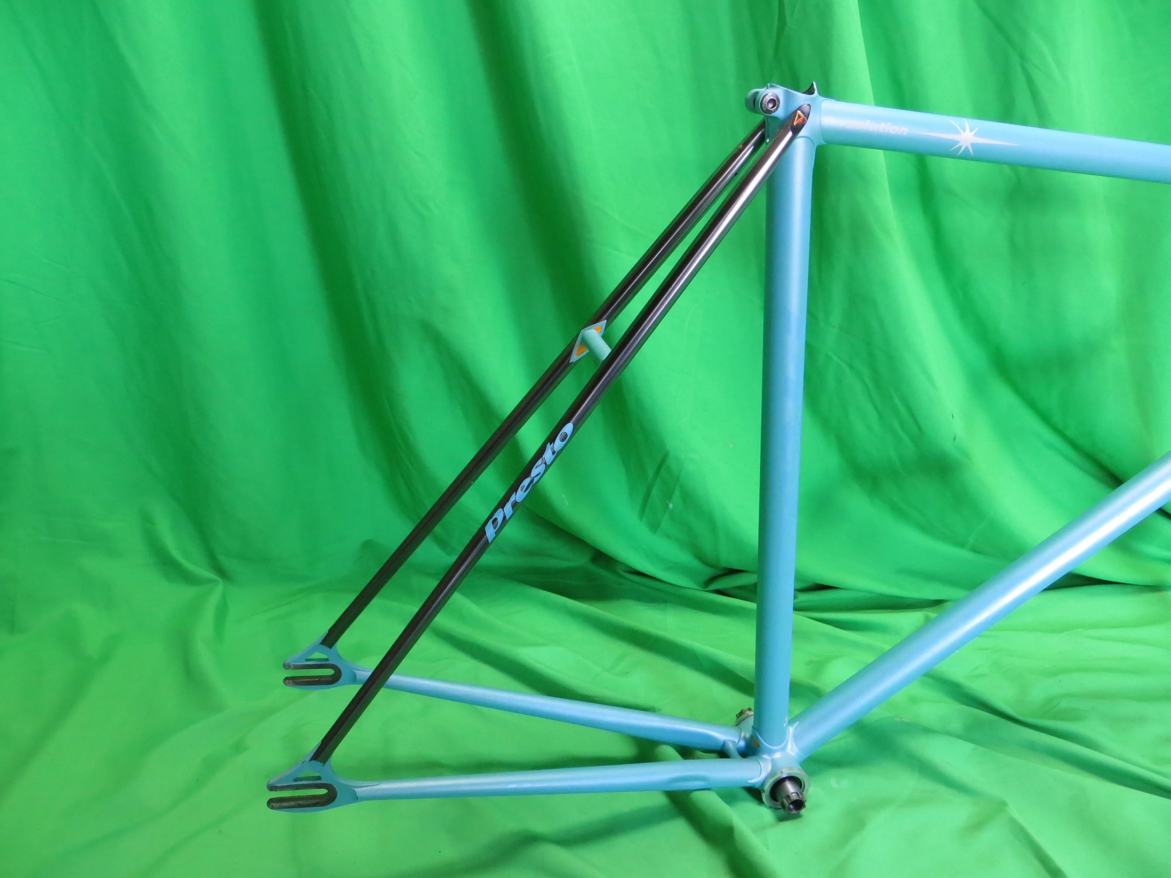 PRESTO Columbus Max Fork // Matte Light Blue / Gray Metallic Two Tone // 55cm Used by SS-Class