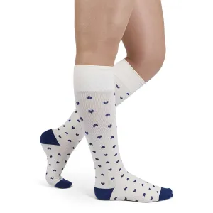 Rejuva Heart 15-20 mmHg Knee High Compression Socks