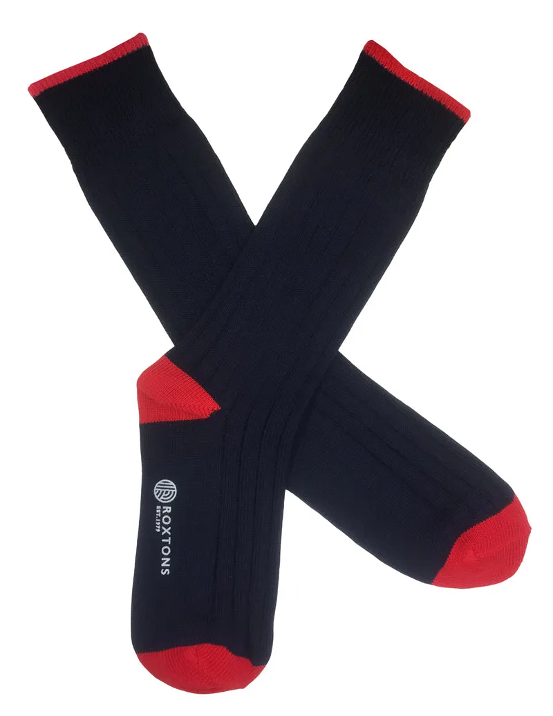 Roxtons - Cotton Heel & Toe Ankle Socks