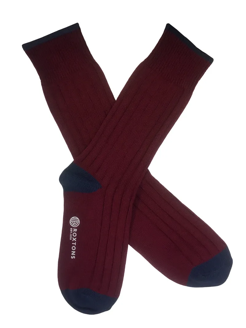 Roxtons - Cotton Heel & Toe Ankle Socks