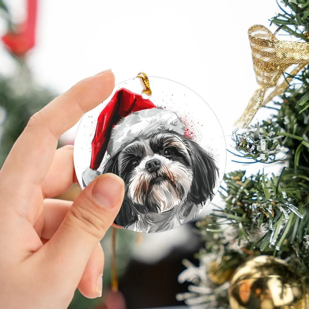 Shih-Tzu-2 Christmas Ornament