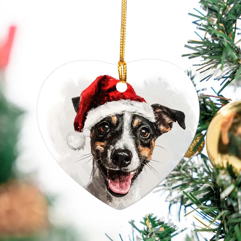 Smooth-Fox-Terrier-2 Christmas Ornament