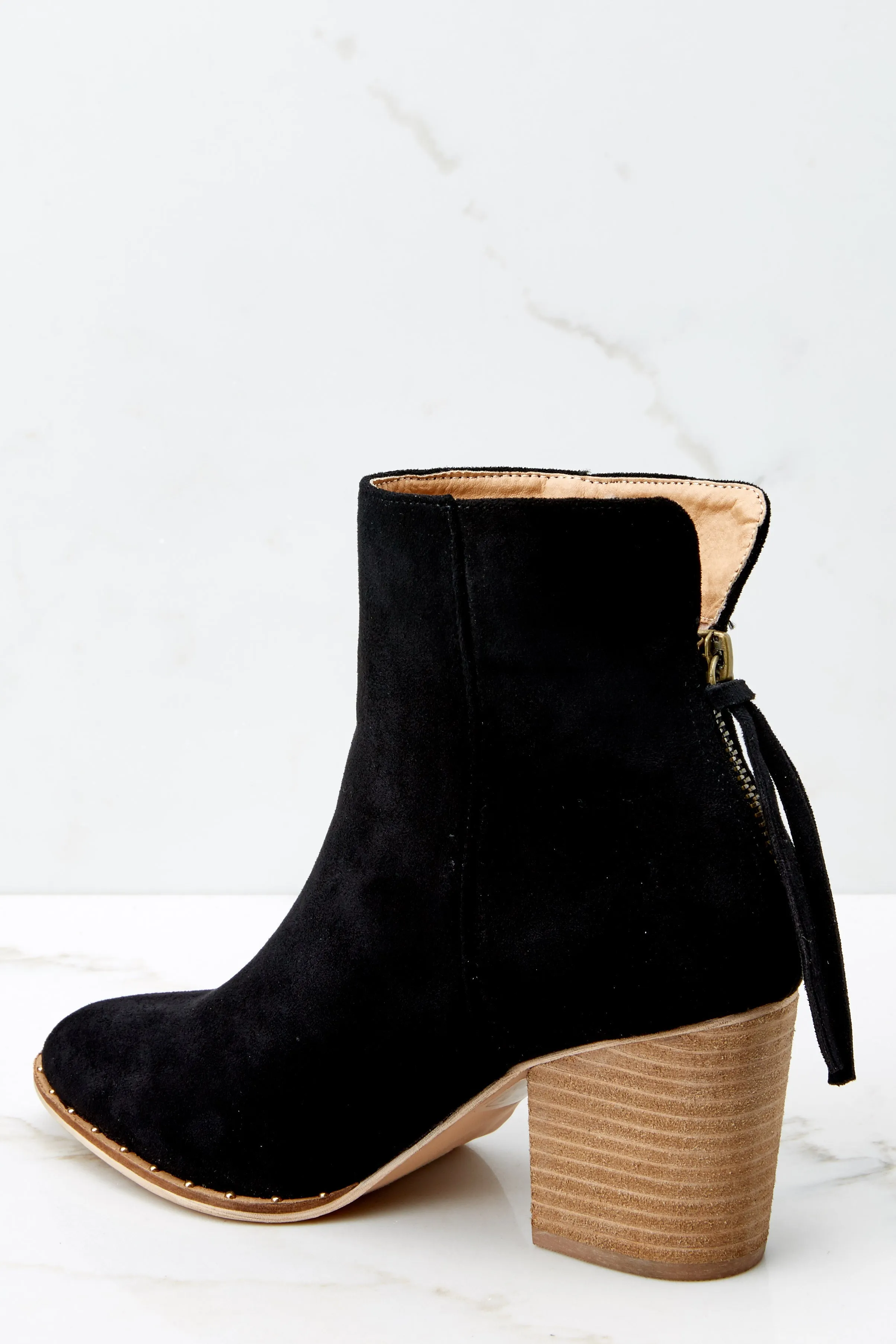 Taking These With Me Black Ankle Booties