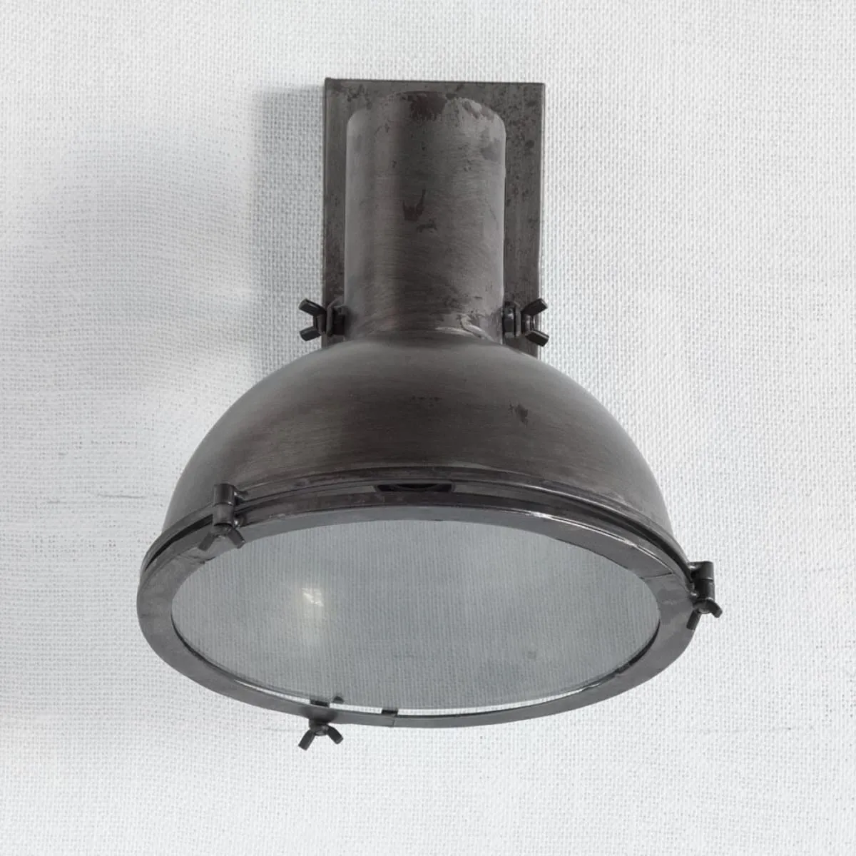 Taza Wall Sconce Gray Metal