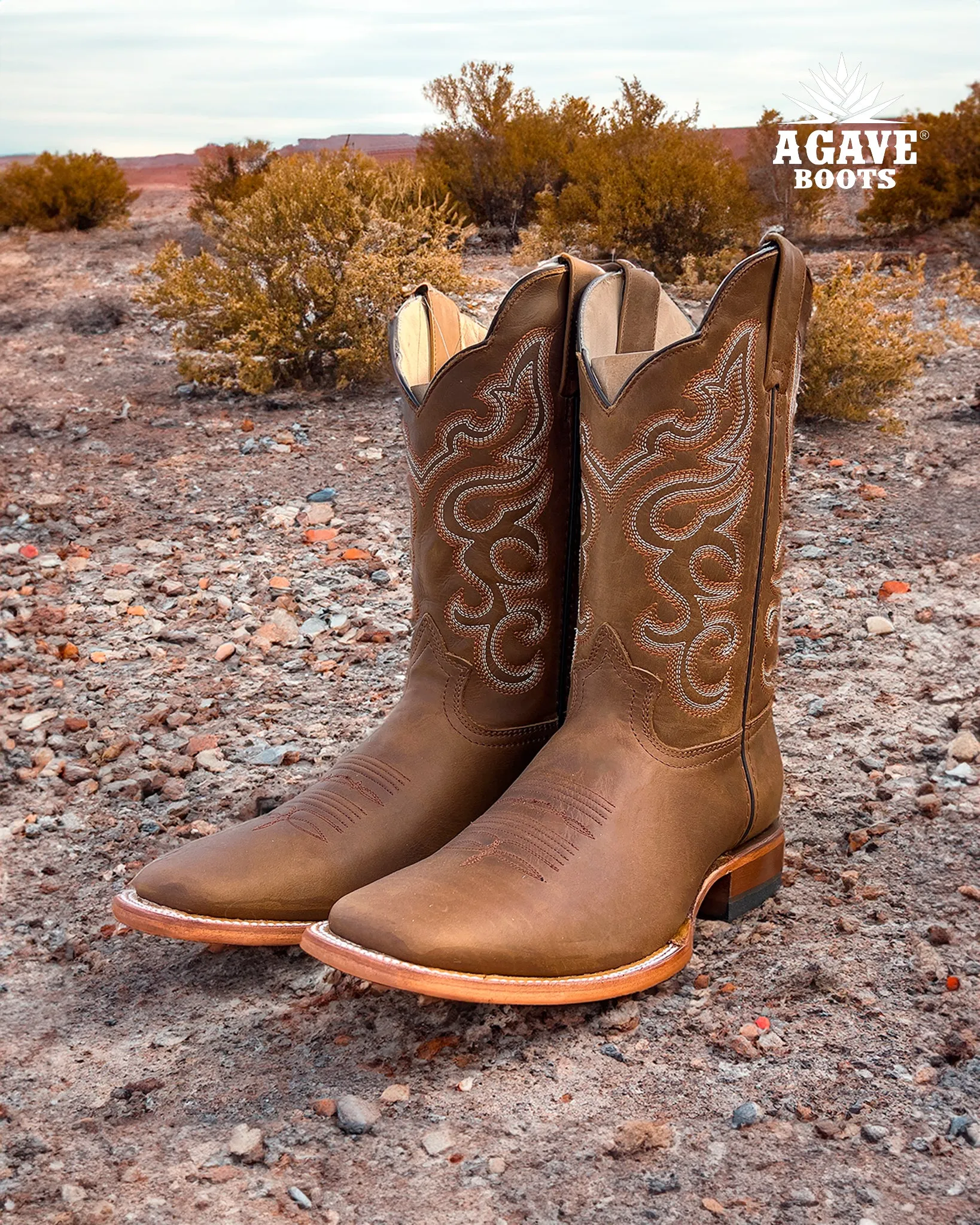 THANG | MEN SQUARE TOE WESTERN COWBOY BOOTS