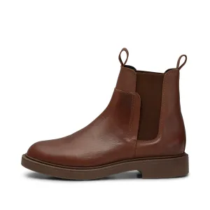 Thyra chelsea boot leather - CHESTNUT BROWN