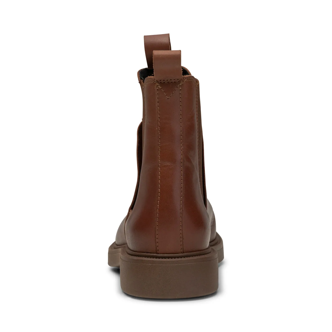 Thyra chelsea boot leather - CHESTNUT BROWN