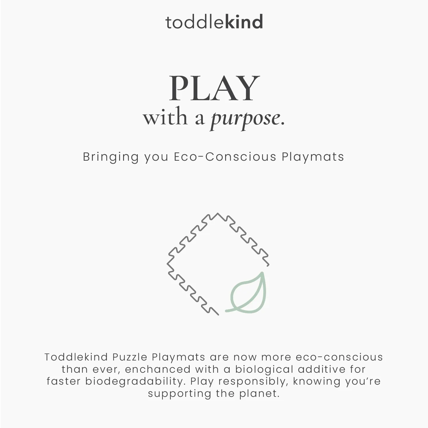 Toddlekind Premium Foam Playmats | Linear - Camel