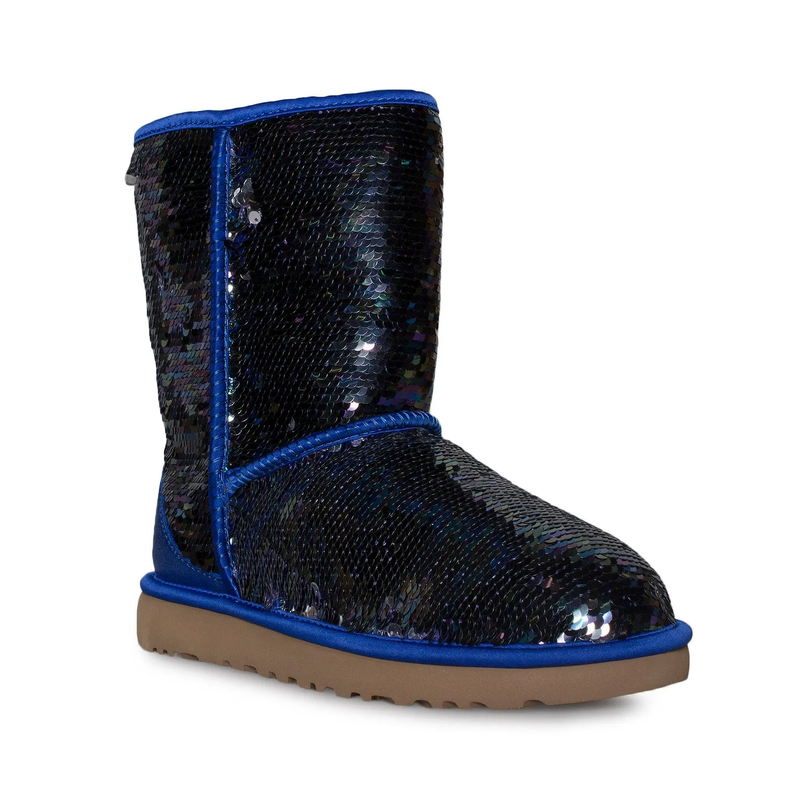 UGG Classic Short Sequin Navy Boots - Women's