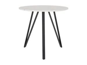 White Marble Small Round Dining Table